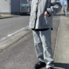 【Men's】*A VONTADE | アボンタージ　Stand Collar Short Coverall - NATURAL / INDIGO - 画像 (3)