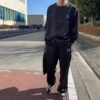 NEEDLES | ニードルズ　PAJAMA SET [Poly Sateen] - BLACK [MR267] - 画像 (6)