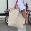 【Unisex】patagonia | パタゴニア　Recycled Market Tote - WATER PEOPLE BANNER : CLASSIC TAN [59250] - 画像 (11)
