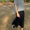 【Ladies】Healthknit | ヘルスニット　American Fabric Squar S/S T-Shirt - BLUE GRAY - 画像 (5)