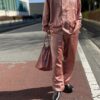 NEEDLES | ニードルズ　PAJAMA SET [Poly Sateen] - PINK [MR267] - 画像 (2)
