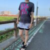 【Ladies】STAMP Run&Co | スタンプ ランアンドカンパニー　STAMP Graphic Run Tee "MOUNTAIN HIGH" - PURPLE GREY - 画像 (6)