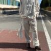 NEEDLES | ニードルズ　PAJAMA SET [Poly Sateen] - BEIGE [MR267] - 画像 (2)