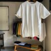 【Unisex】free rage | フリーレイジ　Rycycle Cotton Tee Solid - WHITE - 画像 (2)