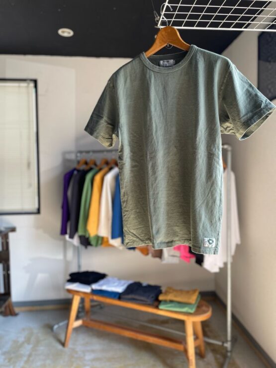 【Unisex】free rage | フリーレイジ　Rycycle Cotton Tee Solid - LEAF