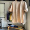 【Unisex】free rage | フリーレイジ　Rycycle Cotton Tee Solid - PEACH - 画像 (2)