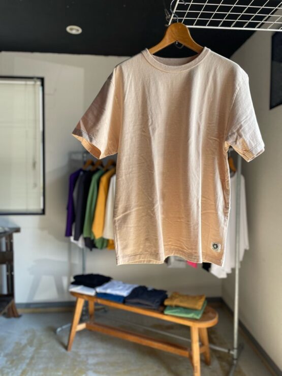 【Unisex】free rage | フリーレイジ　Rycycle Cotton Tee Solid - PEACH