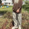 【Unisex】SCREEN STARS | スクリーンスターズ　Sunburned Sweat Tee - BROWN - 画像 (3)