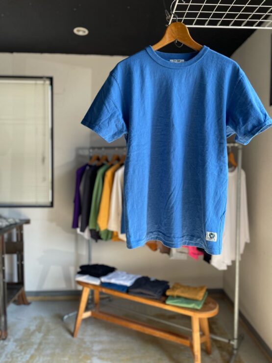 【Unisex】free rage | フリーレイジ　Rycycle Cotton Tee Solid - BLUE