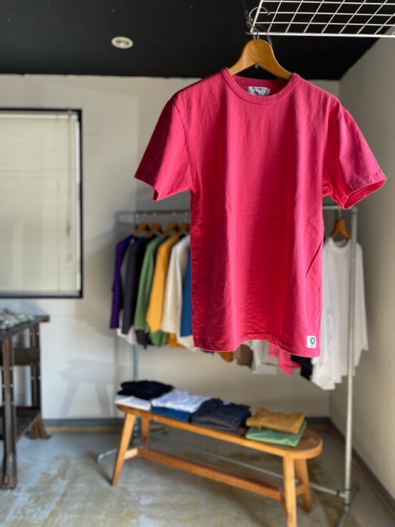 【Unisex】free rage | フリーレイジ　Rycycle Cotton Tee Solid - RED