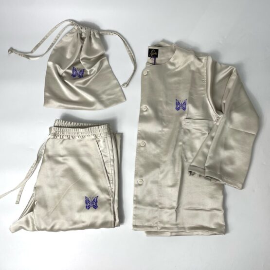 NEEDLES | ニードルズ　PAJAMA SET [Poly Sateen] - BEIGE [MR267]