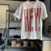 【Unisex】free rage | フリーレイジ　Rycycle Cotton Tee “HEY! YOU” - WHITE - 画像 (2)