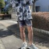 【Men's】STAMP Run&CO | スタンプ ランアンドカンパニー　STAMP Hoodie "SUPPORT YOUR LOCAL." - TIE DYE BLACK - 画像 (4)