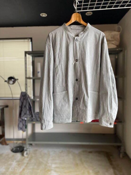 【Men's】*A VONTADE | アボンタージ　Stand Collar Short Coverall - NATURAL / INDIGO