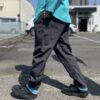 【Unisex】BURLAP OUTFITTER | バーラップアウトフィッター　Track Pant Solid - RAVEN - 画像 (2)