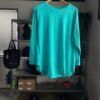 【Unisex】WALLA WALLA SPORT | ワラワラスポーツ　3/4 Baseball Tee - TEAL - 画像 (2)