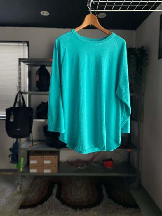 【Unisex】WALLA WALLA SPORT | ワラワラスポーツ　3/4 Baseball Tee - TEAL