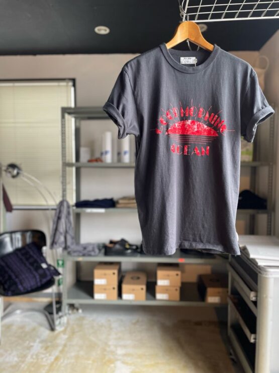 【Ladies】free rage | フリーレイジ　Rycycle Cotton Tee "MORNING OCEAN" - SUMIKURO