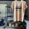 【Ladies】free rage | フリーレイジ　Rycycle Cotton Tee "MORNING OCEAN" - PEACH - 画像 (7)