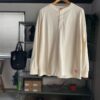 【Men's】BIG MIKE | ビッグマイク　10oz Henry Neck L/S Tee - NATURAL - 画像 (2)