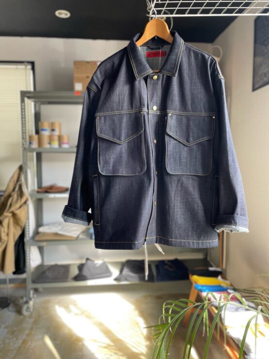 【Men's】COMMON EDUCATION | コモンエデュケーション　Big Pocket Denim Jacket - INDIGO