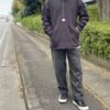 【Unisex】BURLAP OUTFITTER | バーラップアウトフィッター　Knit Fleece Half Zip Top - BLACK - 画像 (2)