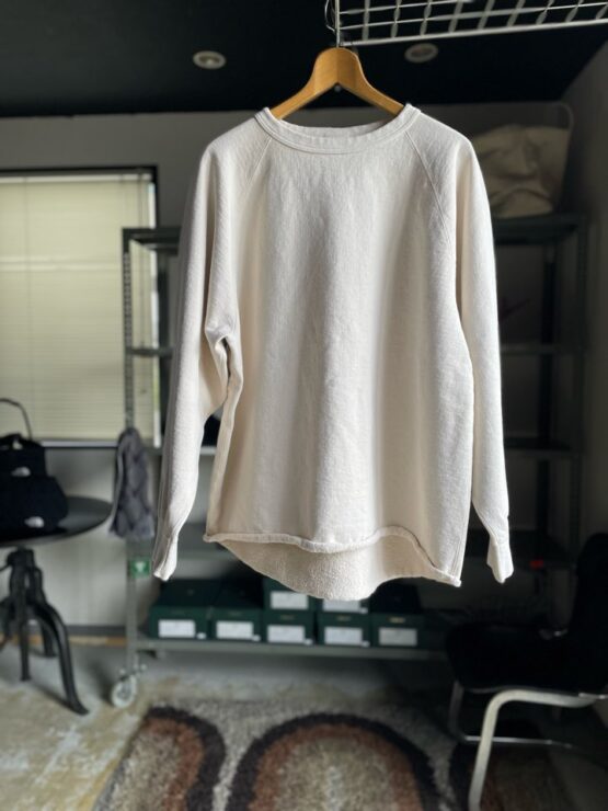 【Unisex】WALLA WALLA SPORT | ワラワラスポーツ　13oz Crew Sweat Shirt  - IVORY