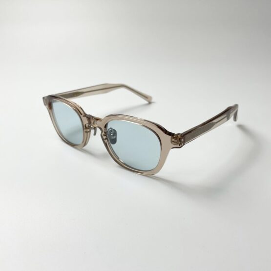 【Unisex】kearny eyewear | カーニーアイウェア　Desmond - LIGHT BROWN / Blue Green Lens  [20009]