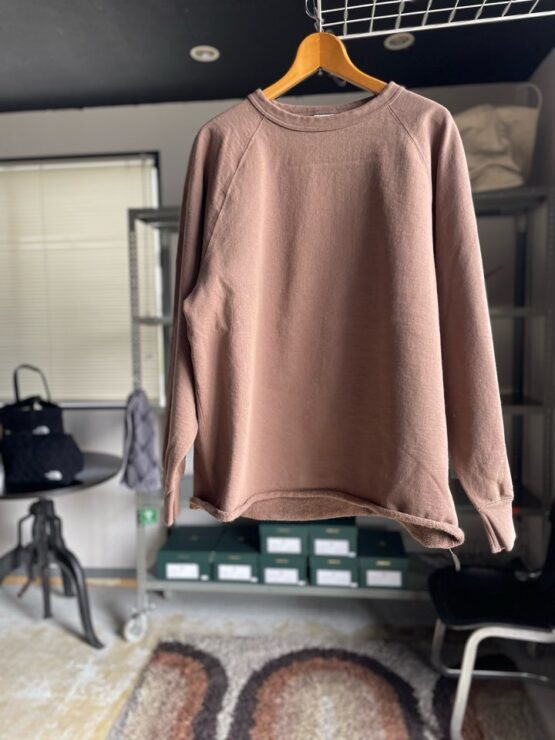 【Unisex】WALLA WALLA SPORT | ワラワラスポーツ　13oz Crew Sweat Shirt  - MOCHA