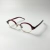 【Unisex】kearny eyewear | カーニーアイウェア　Nupuri - BURGUNDY × GOLD / Clear Lens [19008] - 画像 (2)