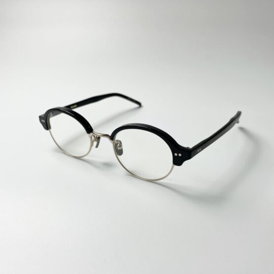 【Unisex】kearny eyewear | カーニーアイウェア　Nupuri - BLACK × GOLD / Clear Lens [19008]
