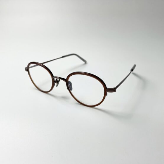 【Unisex】kearny eyewear | カーニーアイウェア　Thomas - CLEAR BROWN × Clear Lens [20001]
