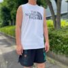 【Men's】THE NORTH FACE | ザ・ノースフェイス　スリーブレスGTDロゴクルー - W ホワイト [NT12375] - 画像 (3)