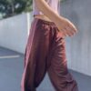 【Ladies】NEEDLES | ニードルズ　H.D. Track Pant [POLY SMOOTH] - BROWN - 画像 (3)