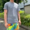 【Men's】patagonia | パタゴニア Men's Cap Cool Lightweight Shirt - FORGE GREY : FEATHER GREY X-DYE [45760] - 画像 (3)