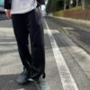 NEEDLES | ニードルズ　Zipped Sweat Pant [C/Pe Bright Jersey] - BLACK [MR308] - 画像 (3)