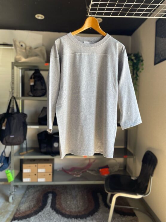 【Men's】THE HOMMAGE EFFORT | ザ・オマージュ　Football Tee - GRAY