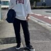 【Unisex】free rage | フリーレイジ　Heavyweight Football Tee 『FRU』 - WHITE - 画像 (3)