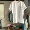 【Unisex】melple | メイプル　melple×SALVAGE PUBLIC Thank you Shortsleeve - WHITE - 画像 (2)