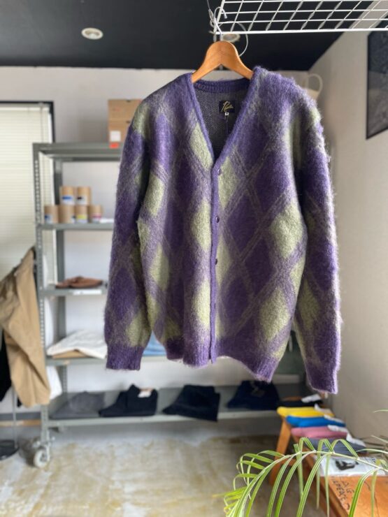 【Unisex】NEEDLES | ニードルズ　Mohair Cardigan - ARGYLE [NS278]