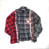Rebuild by Needles | リビルドバイニードルズ　Flannel Shirt - 7Cut Wide Sht / Ⅰ - 画像 (9)