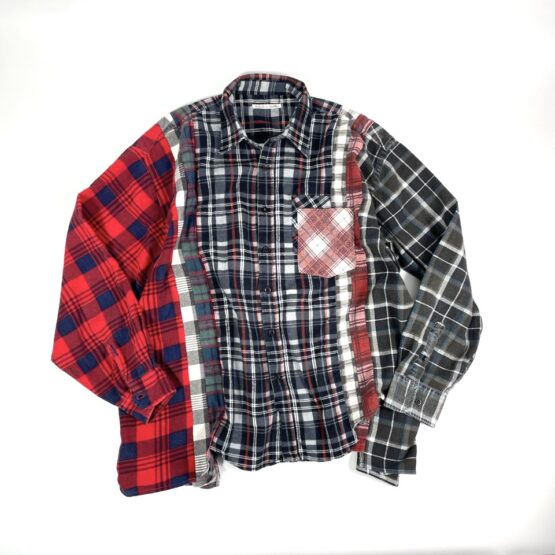 Rebuild by Needles | リビルドバイニードルズ　Flannel Shirt - 7Cut Wide Sht / Ⅰ