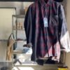 【Unisex】Rebuild by Needles | リビルドバイニードルズ　Flannel Shirt  7Cut Wide Sht / Over Dye - BROWN Ⅱ - 画像 (7)