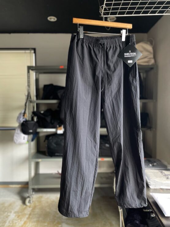 【Men's】Less by SHELTECH | シェルテック　Wide Pants - BLACK