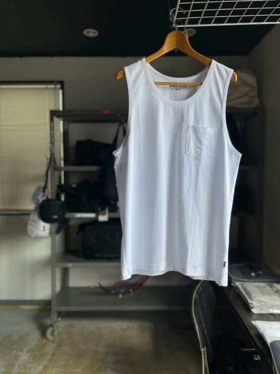 【Men's】Less by SHELTECH | シェルテック　Tank Top - WHITE