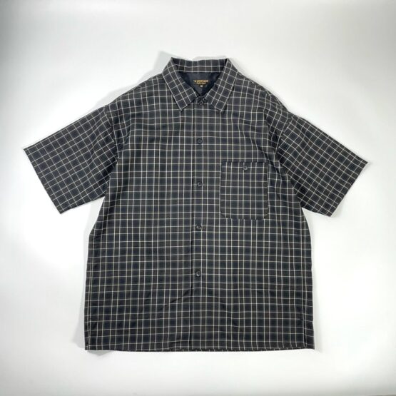【Men's】*A VONTADE | アボンタージ　Tropical Wool Check Shirts S/S - DK.BROWN CHEACK [VTD-0369-SH]