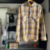 【Men's】BIG MIKE | ビッグマイク　Heavy Flannel Shirts - YEL×GRY×OFF - 画像 (2)
