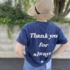 【Unisex】melple | メイプル　melple×SALVAGE PUBLIC Thank you Shortsleeve - NAVY - 画像 (13)