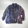 Rebuild by Needles | リビルドバイニードルズ　Flannel Shirt - 7Cut Wide Sht Tie Dye / Ⅱ - 画像 (2)