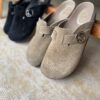 【Men's】NEEDLES | ニードルズ　Clog Sandal 《Suede Leather》- TAUPE [NS074] - 画像 (7)